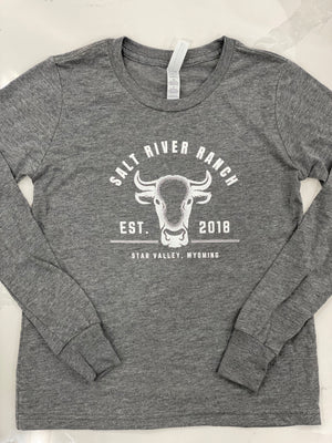 Children's SRR Long Sleeve Cow Tee